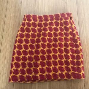 Escada Houndstooth Skirt